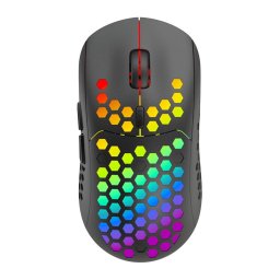 Mouse wireless IBLANCOD BL110 RGB, 3200 DPI, 5 butoane, negru