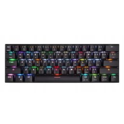Tastatura mecanica OptimX K999 wireless Bluetooth USB-C RGB, 61 taste, neagra
