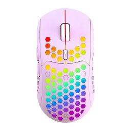 Mouse wireless IBLANCOD BL110 RGB, 3200 DPI, 5 butoane, violet