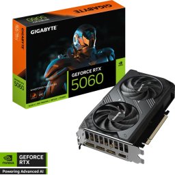 Placa video Gigabyte GeForce RTX 5060 WINDFORCE MAX OC 8GB GDDR7
