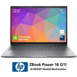 Laptop refurbished HP ZBook Power 16 G11, 32GB DDR5, RTX 2000, Touch