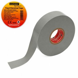 Banda izolatoare din vinil gri 19 mm x 20 m Premium HighPower