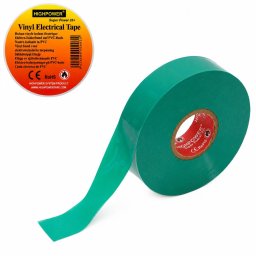 Banda izolatoare verde din vinil 19 mm x 20 m HighPower Super Power 33+