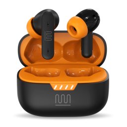 Casti TWS wireless Electromures EM E3 cu ANC+ENC, Bluetooth 6.0, negre