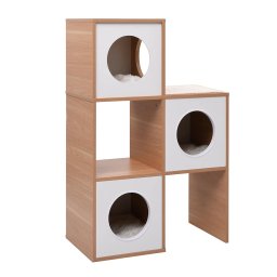 Casuta pentru pisici, covoras din funie de sisal, 100 cm GartenMobel Dekor