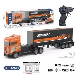 Camion portcontainer cu telecomandă, 4 funcții, scară 1:16
