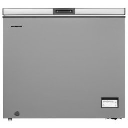 Lada frigorifica Heinner HCF-205NHSE++, capacitate 200 litri, electronic, clasa E, motor inverter, argintiu