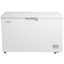 Lada frigorifica Heinner HCF-HM371CE++, 371 litri, motor inverter, clasa E, yala, alb
