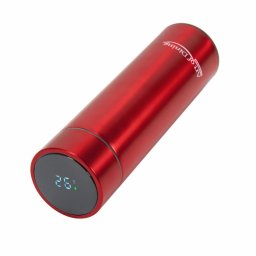 TERMOS Inox 450ML,Indicator.Led temperatura, Rosu, pastrarea rece/calda a bauturilor