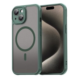 Husa Husa pentru iPhone 15 Plus - Techsuit HaloFrost II MagSafe - Green