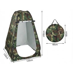 Cort pentru dus sau toaleta pliabil, impermeabil, 120x120x190cm camuflaj Z-TOOLS / ZTS2074