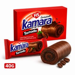 Rulade Kamara Tornado cu Cremă de Cafea, Cutie 24 × 40 g