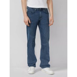 s.Oliver Blugi barbati Mauro, cu talie medie, Regular fit, Tapered leg, Albastru (SELECTATI MARIMEA: 38, SELECTATI LUNGIMEA: 32)