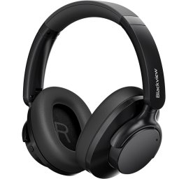Casti wireless Blackview Fitbuds H1, BT 5.4, Hybdrid ANC, 40mm, 20Hz - 20kHz, HI-Res, Black