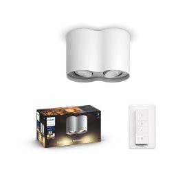 Spot LED dimabil Hue PILLAR 2xGU10/5W/230V Philips + telecomandă