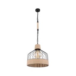 Lustră pe lanț Globo 15674H1 HALIA 1xE27/60W/230V
