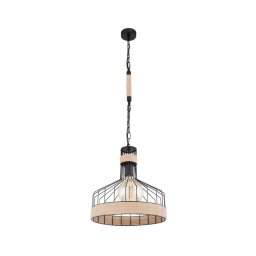Lustră pe lanț Globo 15675H1 HALIA 1xE27/60W/230V