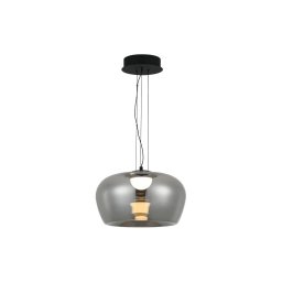 Lustră LED pe sârmă NADIA LED/20W/230V fumuriu/negru