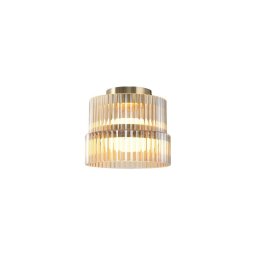 Plafonieră LED LUXE LED/12W/230V, diam. 14,8 cm, alamă