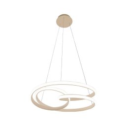 Lustră LED suspendată pe cablu RIBBON LED/42W/230V bej