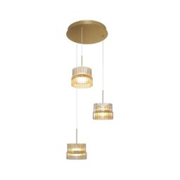 Candelabru LED suspendat pe cablu LUXE LED/34W/230V, alamă