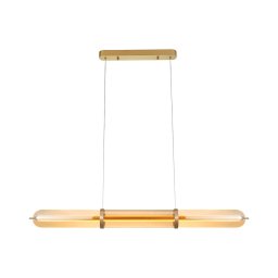 Lustră LED pe cablu ELIANA LED/34W/230V auriu