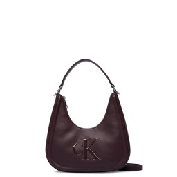 CALVIN KLEIN Geantă mică Bold Ck Small Crescent LV04F3561G BAP fudge