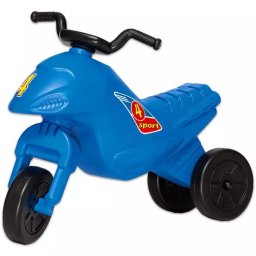 Mini-motocicletă Superbike fără pedale - albastru