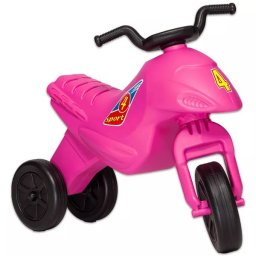 Motocicletă Superbike fără pedale - roz, 58 x 28 x 44 cm.