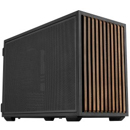 Carcasa PC LIAN LI DAN B4, Micro-ATX, Walnut-Black