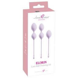Beau Coeur Elorin Love Ball Set 3 Bucăți pentru Antrenarea Planșeului Pelvin