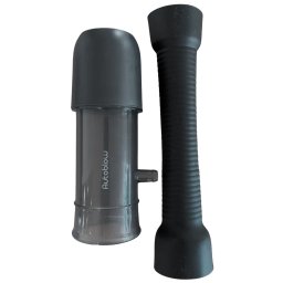 VG Medium Stroking Tube Accesoriu pentru VacuGlide cu Manșon și Capac