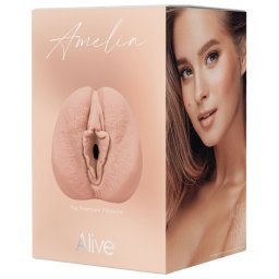 Alive Amelia Super Masturbator cu Texturi Interioare Realiste din TPE