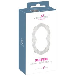 Beau Coeur Parinor Silicon Inel pentru Penis și Testicule Transparent