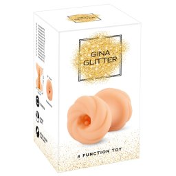 Gina Glitter 4in1 Pleasure Toy Inel Penis Întinzător Testicule și Masturbator