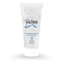 Just Glide Lubrifiant pe Bază de Apă Vegan pentru Sex și Jucării - Transparent , 20 ml