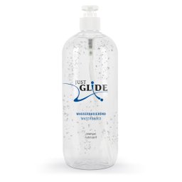 Just Glide Lubrifiant pe Bază de Apă Vegan pentru Sex și Jucării - Transparent , 1000 ml
