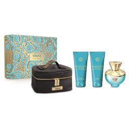 Versace Pour Femme Dylan Turquoise EDT 100 ml + SG 100 ml + BG 100 ml + Cosmetic bag (Femei)