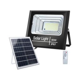 Proiector LED solar dimabil Aigostar LED/60W/3,2V IP67 + telecomandă