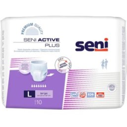 Scutece Adulti Seni Active Plus, Large, 10 Bucati