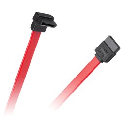 Cablu SATA la SATA cu conector 90°, 35 cm, pentru HDD/SSD