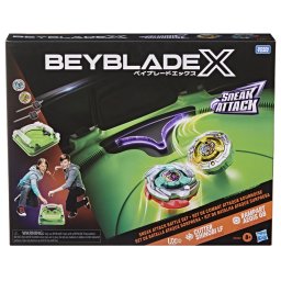 Set Beyblade X Sneak Attack cu arena, 2 titireze si 2 lansatoare