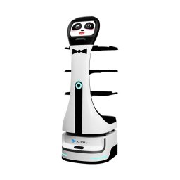 Robot de servire Panda pentru restaurante, 3 tavi, LiDAR, 30 kg