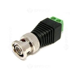 Conector BNC tata cu borne rapide pentru cablu UTP Rovision
