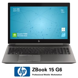 Laptop refurbished HP ZBook 15 G6, i7-9850H, 16GB, 512GB SSD, 4K Touch
