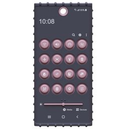 Jucarie gingivala senzoriala pentru bebelusi tip telefon din silicon moale, 12 cm, +3 luni, gri cu roz