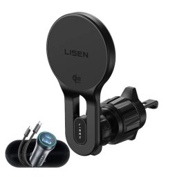 Suport Auto LISEN W704 Pro, Alimentare Wireless, 25W Max, Black