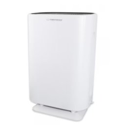 Purificator Aer Esperanza 43W Ionizare 50m2 4 Nivele Filtrare LCD Telecomanda Alb/Negru