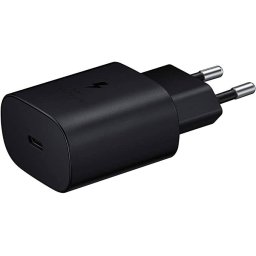 GPS Samsung Charger Adapter with Quick Charge Function EP-TA800N, Charger (black, USB Type-C, 25 W)