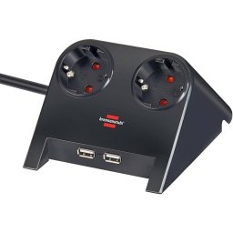 GPS Brennenstuhl Desktop-Power USB-Charger - 2x USB - 1.8m - 2100 mAh
